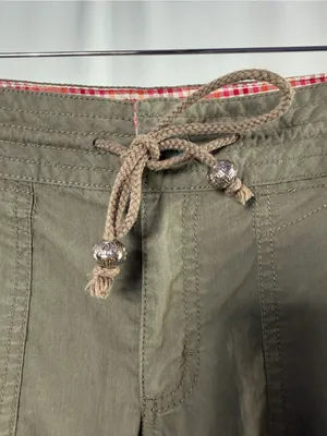 Vintage The North Face Cargo Capris with Drawstring Hiking‎ Pant in Green Size 4 thumbnail 4