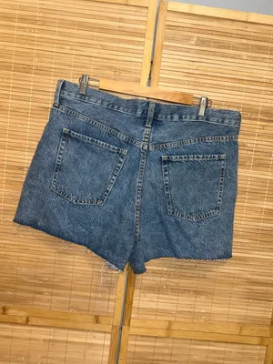 Old Navy cut off denim jean shorts high rise woman’s size 16 NWT thumbnail 3