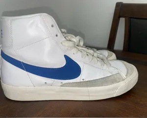 Nike Blazer Mid ’77 Vintage Racer Blue White Women’s Size 8.5 High Tops thumbnail 1
