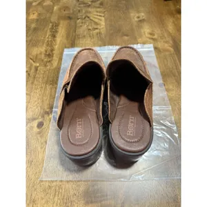 EUC Womens BORN‎ Gala platform loafer mule brown leather shoes size 9M Y2K thumbnail 4