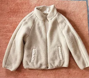 Avalanche Reversible Sherpa Jacket Cream Beige Women’s Size L thumbnail 1