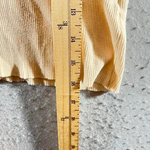 1271 | John Galt Radio Silence Graphic Ribbed Cropped‎ Tank Top Tan Womens OS thumbnail 4
