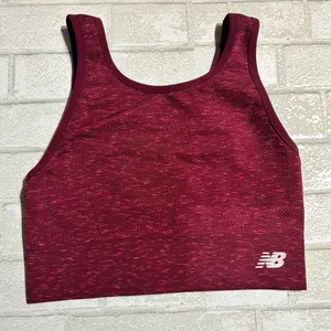 New Balance Maroon Athletic Top thumbnail 1