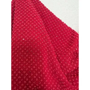 Vintage Y2K Red Beaded Asymmetrical Hem Midi Dress Medium Fairy Whimsigoth 90s thumbnail 7
