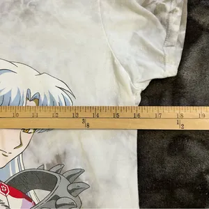 Anime Graphic T-Shirt - White & Gray thumbnail 6