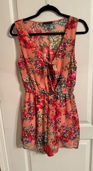 Floral romper Pink Size M thumbnail 1