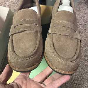 Earth Avani warm Taupe Suede Loafers- so comfy #18 thumbnail 3
