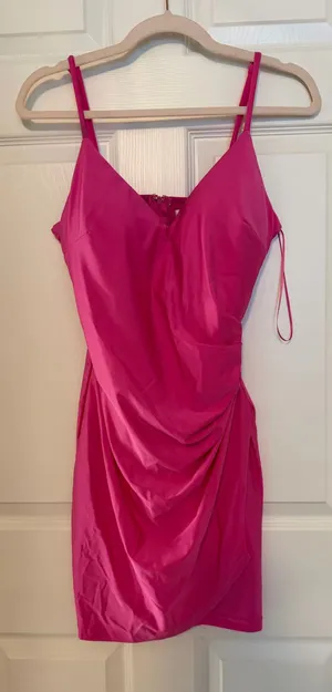 Cefian Pink Mini Dress Size M thumbnail 1