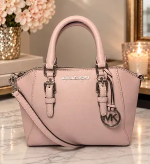 Michael Michael Kors Blush Pink Saffiano Leather Small Satchel Crossbody thumbnail 1
