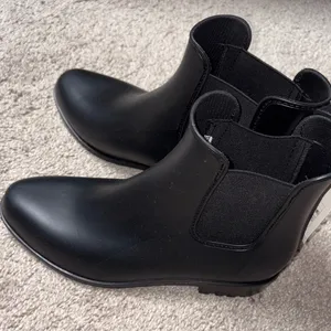 a new day black rain waterproof ankle boots size 7 new thumbnail 8