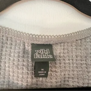 Wild Fable Waffle Knit Sleeveless Bodysuit New thumbnail 4