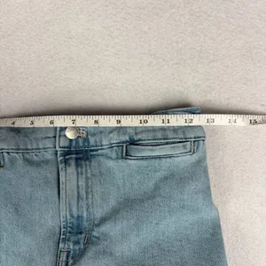 Madewell Emmett Wide-Leg Jeans Women's 25 Blue Light Wash Ankle Crop Normcore thumbnail 5