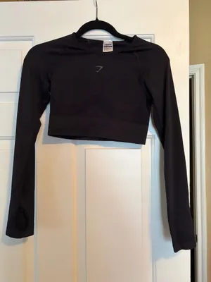 Gymshark Crop Long Sleeve Top Seamless thumbnail 1