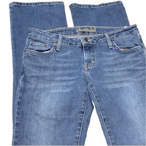 American Eagle jeans size 6 regular vintage stretch skinny flare thumbnail 1