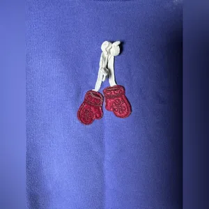 Vintage Disney Store Purple Long Sleeve T-Shirt Mittens Embroidery Womens Size L thumbnail 11