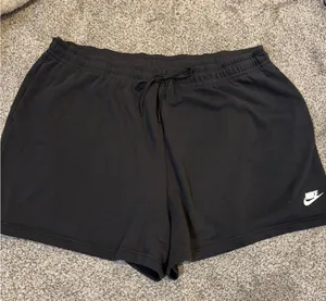 Nike Black Sweatshorts thumbnail 1