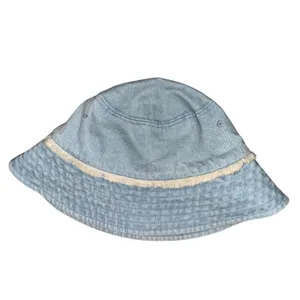 Universal Threads Denim Bucket Hat Light Wash Blue 100% Cotton unisex adjustable thumbnail 8