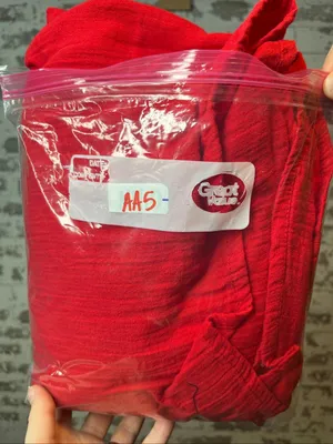 Quince | women gauzy coral red dress long thumbnail 2