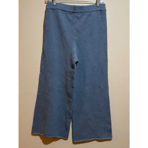 Free People FP Beach Size S Hailee Sweater Knit Wide Leg Pants Blue thumbnail 6