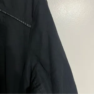 Women's Pure Energy‎ Black Winter Fall Jacket Size XL Faux Leather Trim Black thumbnail 9