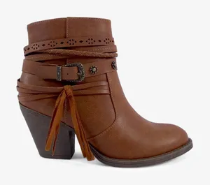 $80 NEW Jellypop Women's Jennifer Heeled Ankle Boots western 10 thumbnail 1