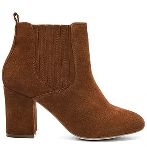 Steve Madden Gasto rust suede square toe booties size 10 thumbnail 1