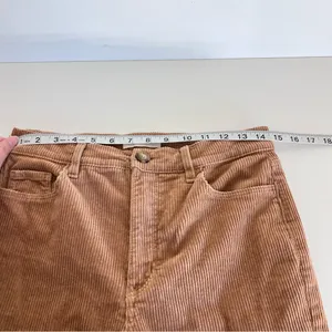 LOFT Women's Straight Corduroy High‎ Rise Pants Perfect Camel thumbnail 10