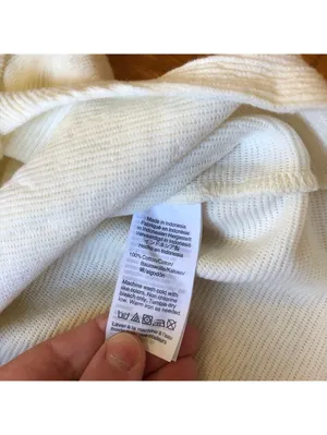 Madewell Texture & Thread EUC Women's Ivory Cream Tie Front Top Size S thumbnail 5