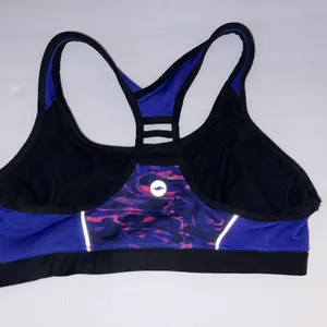 Avia Purple & Pink Patterned Racerback Sports Bra thumbnail 3