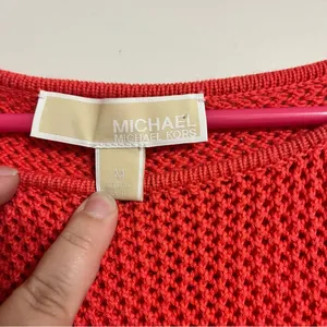 Women's Michael Kors Dark Pink Knit Sweater Dark Pink Size‎ Medium thumbnail 3