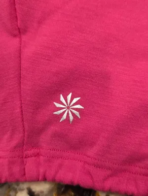 Athleta Off The Shoulder Long Sleeve Top Pink S thumbnail 4