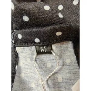 Women Unbranded Halter Dress Black White Polka Dot Size M thumbnail 6