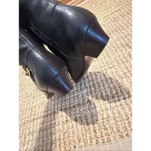 Selby ComfortFlex Brown Leather Riding Boots Low Heel Women’s 7M Brazil thumbnail 4