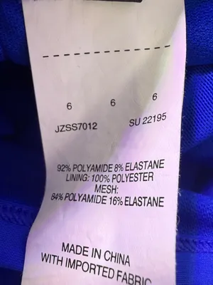Jantzen Royal Blue Ruched Halter One-Piece Swimsuit thumbnail 8