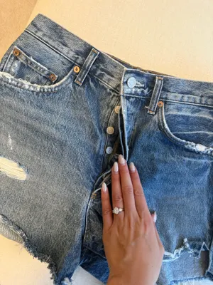 AGOLDE Shorts Denim  thumbnail 4