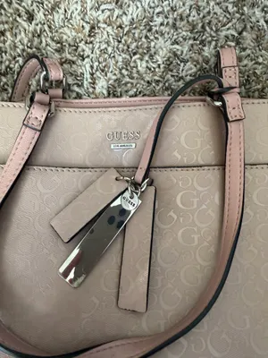 Guess Los Angeles Blush Pink Tote Bag Purse thumbnail 8