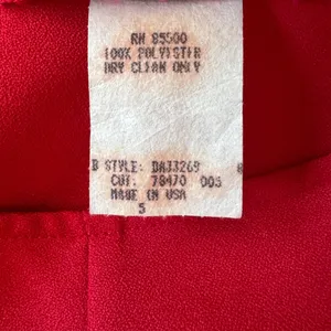 XOXO Solid Red A-Line Mini Skirt thumbnail 9