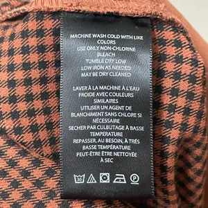 Urban Outfitters Pants‎ Gingham Plaid Black Brown Flared Leg Size 2 Preppy Retro thumbnail 11