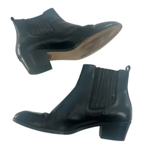 J. Crew black Chelsea boots leather sz‎ 7 thumbnail 6
