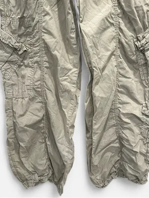 BDG Y2K Low Rise Baggy Cargo Pants Olive Khaki Size M thumbnail 7