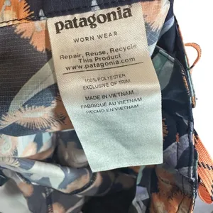 Patagonia Stretch Planing Boardshorts Las Flores New‎ Navy Baggies 8” Size: 4 thumbnail 4