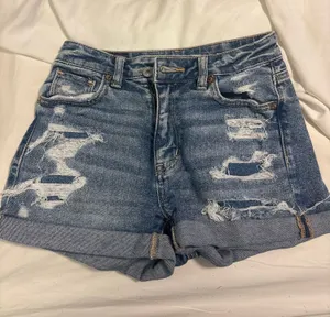 Ripped American eagle jean shorts  thumbnail 1