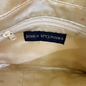 Jessica McClintock Gold Snake Embossed Metallic Clutch‎ Evening Bag thumbnail 4