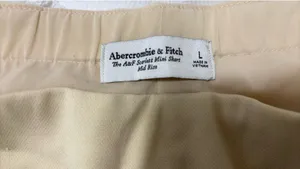 Abercrombie Scarlett Mini Skort Butter Yellow thumbnail 4