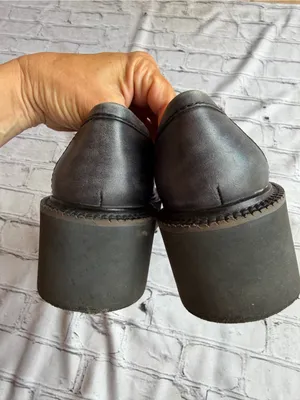The Free People Decker Platform Penny Loafers 38.5 Grunge PreppyWhimsigoth thumbnail 3