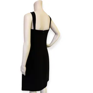Ann Taylor Classic Elegant Black Sleeveless Dress thumbnail 4