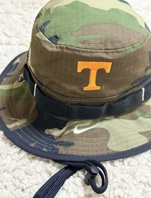 Nike Tennessee Volunteers Military Appreciation Camo Dri Fit Bucket Hat Sz Med thumbnail 3