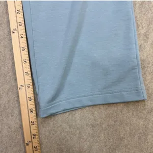 Under Armour Wide Leg Crop Pants Womens Medium Blue Athleisure Sporty Loungewear thumbnail 7