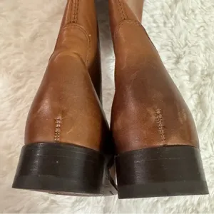 Frye Brown Leather Knee High Cowgirl Boots Size 6.5 thumbnail 5
