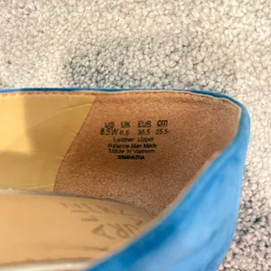 Naturalizer Blue Suede Flats thumbnail 5